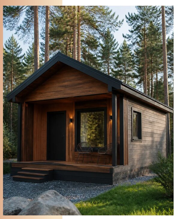 Утепленные дачные домики с доставкой и установкой в Набережных Челнах